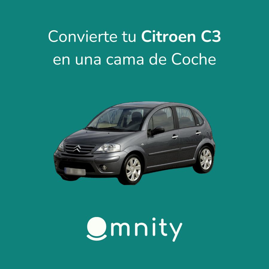 Camperiza tu Citroen C3 y conviértelo en una cama de coche