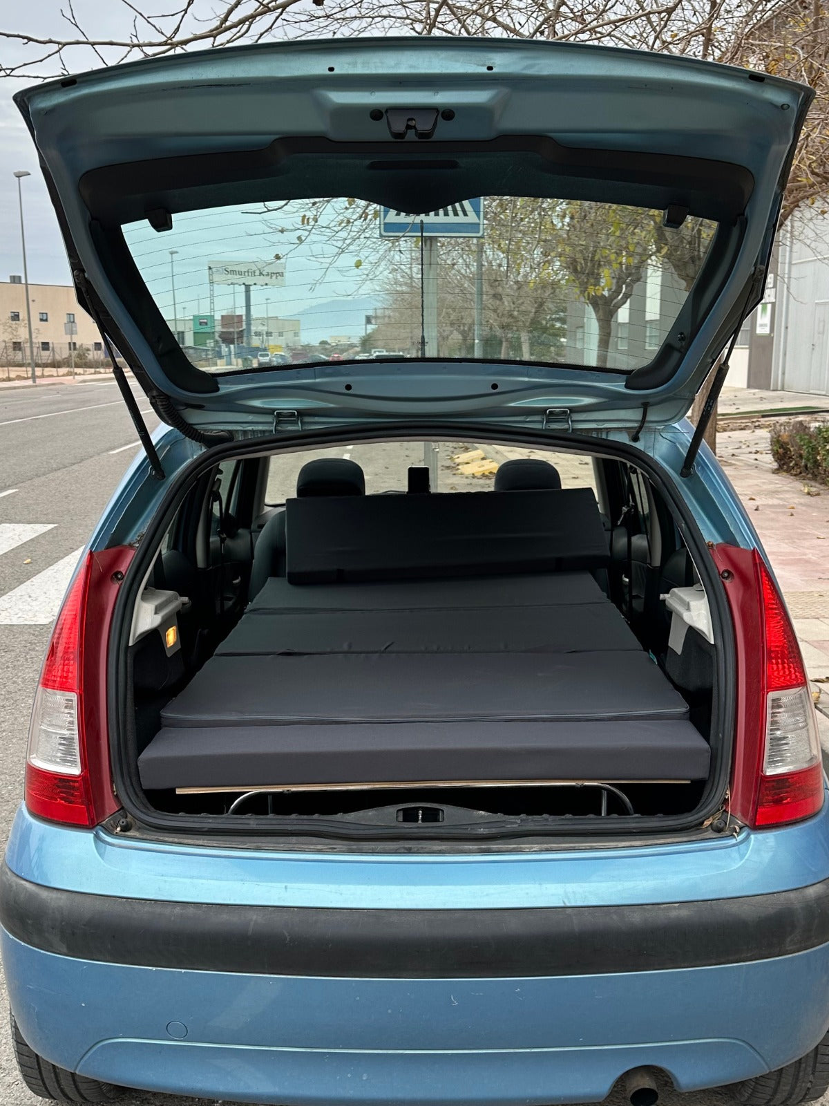 Cama coche doble: Pack colchón y plataforma