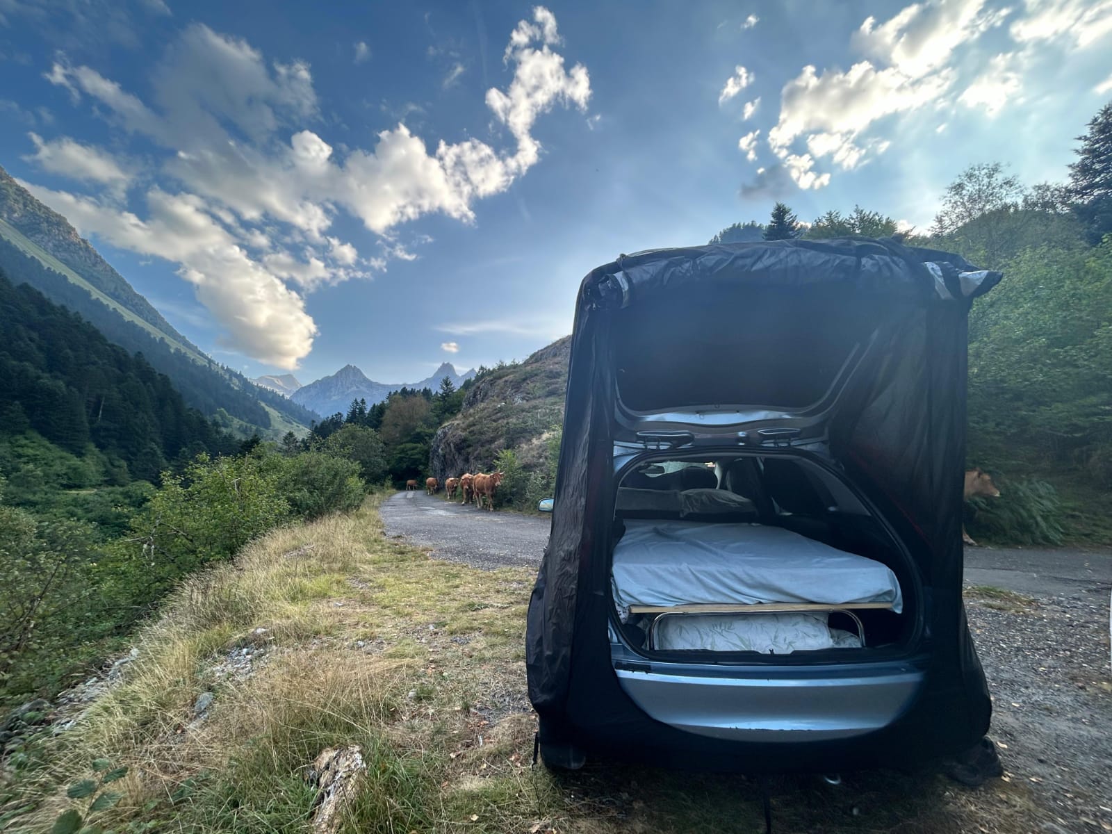 Tienda campaña maletero coche Omnity