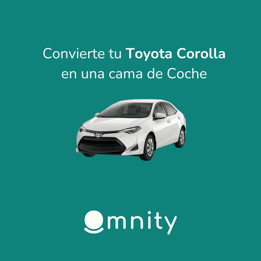 Camperiza tu Toyota Corolla y conviértelo en tu cama de coche