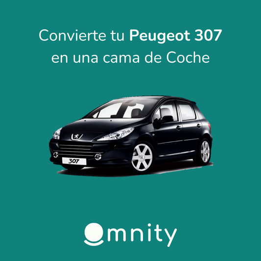 Camperiza tu coche Peugeot 307 y conviértelo en una cama de coche